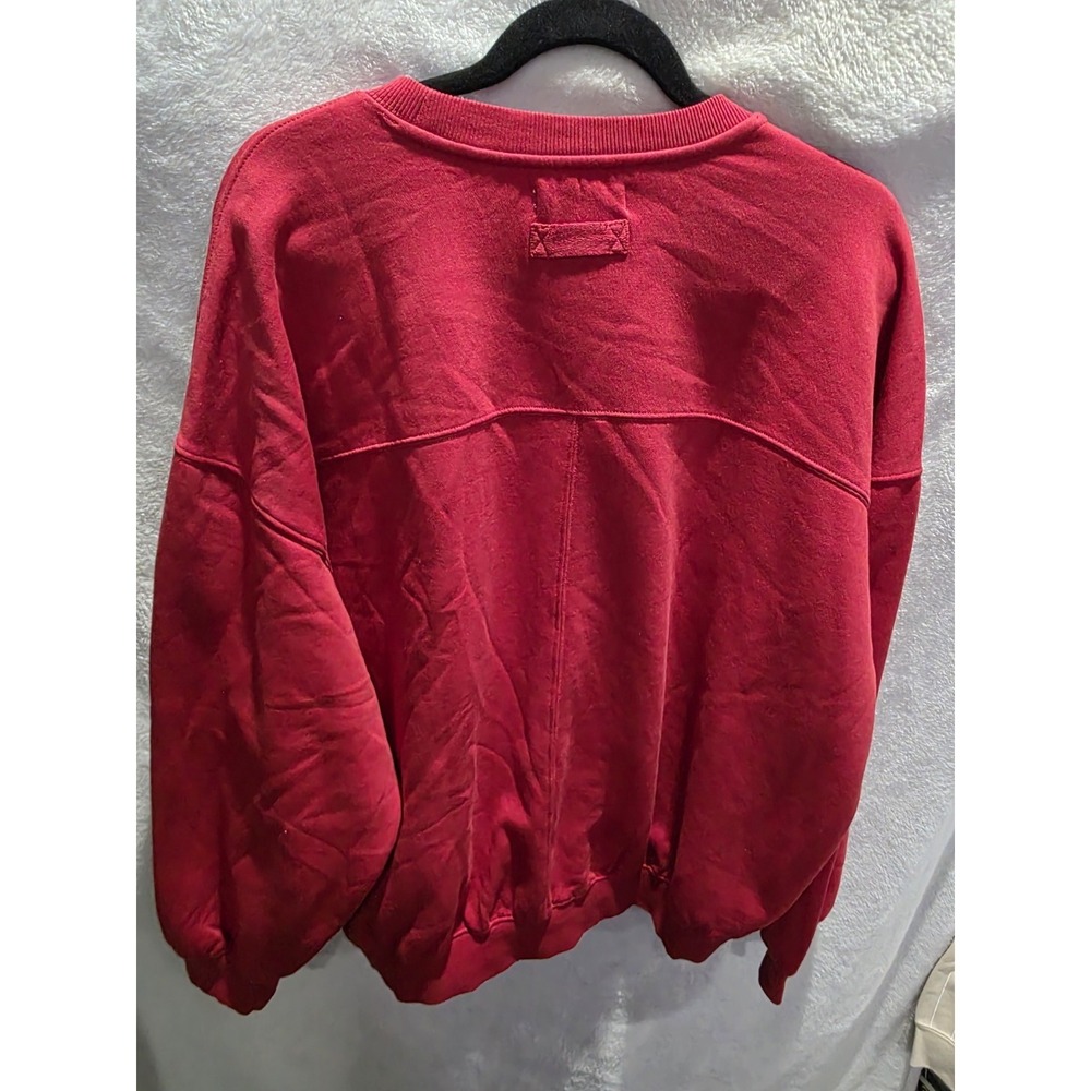 NWT Vermont Meadows Ranch Scarlet Horse Graphic Sweatshirt Red Country Relax L - Picture 7 of 7
